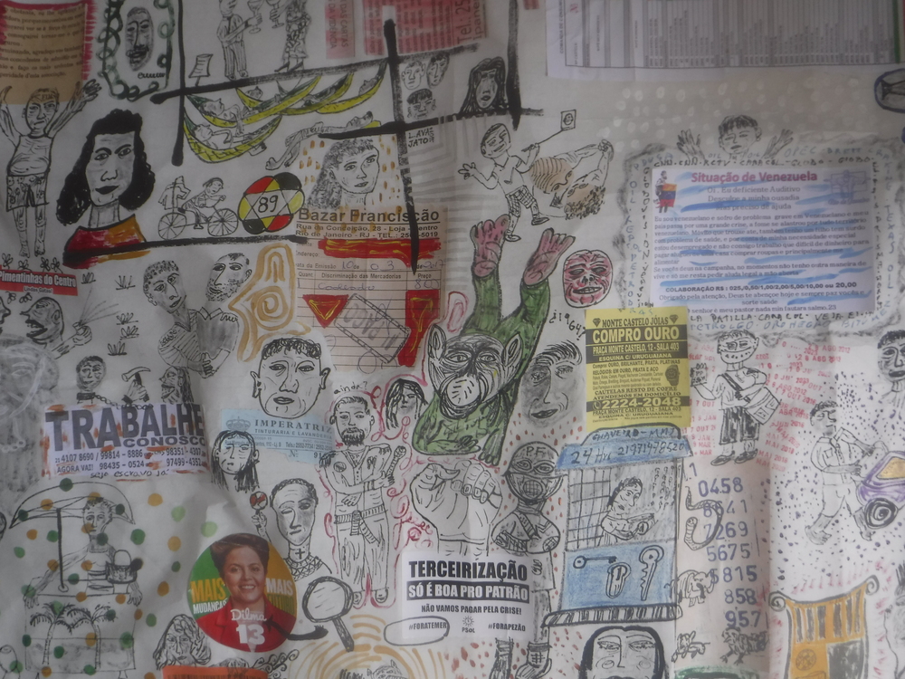 <b>Rio</b><br>Técnica: Tinta china y creyones en papel de arroz